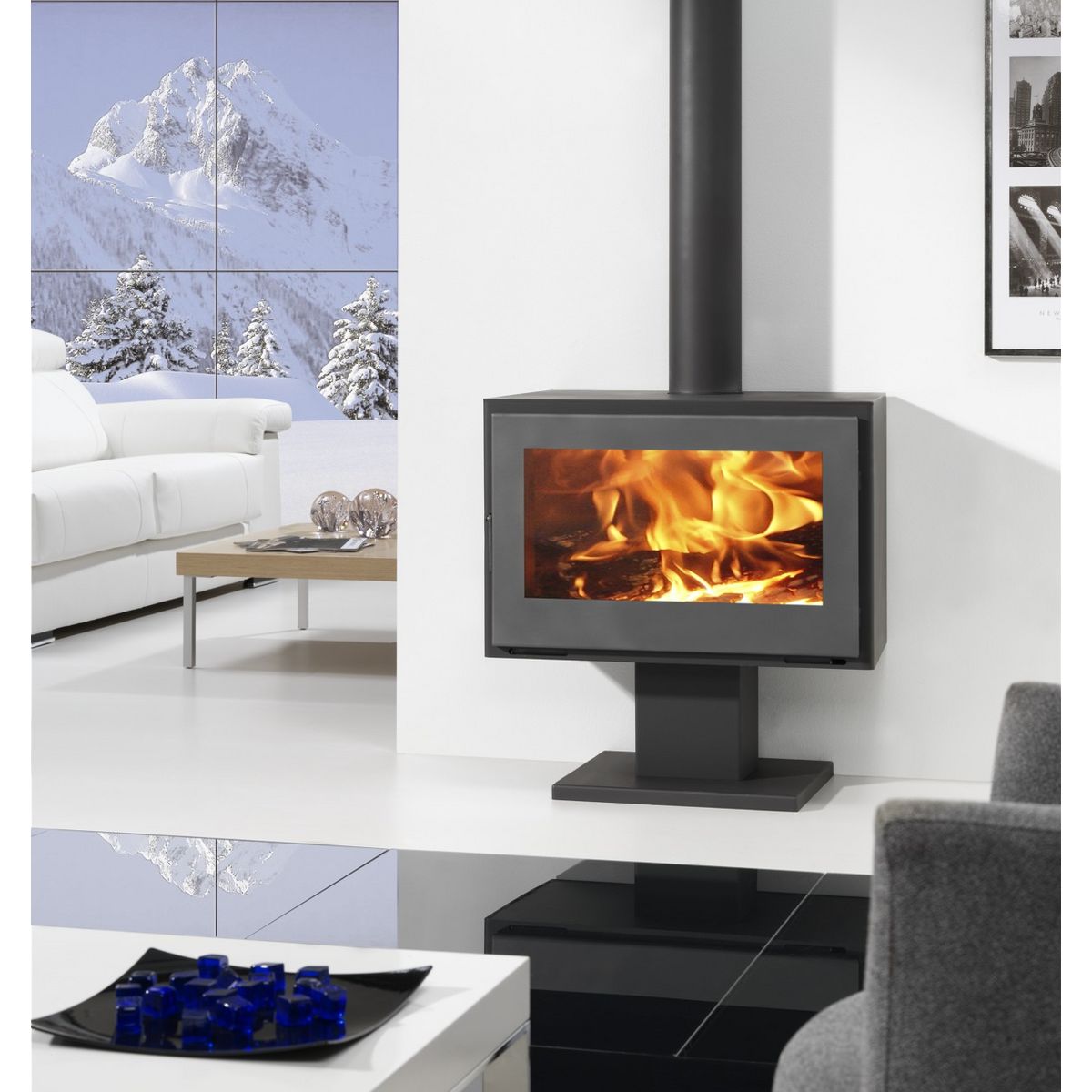 PANADERO Poêle à bois MAJA Ecodesign