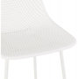 Voir la diapositive 6 : Paris Prix Tabouret de Bar Design  Braddock  96cm Blanc