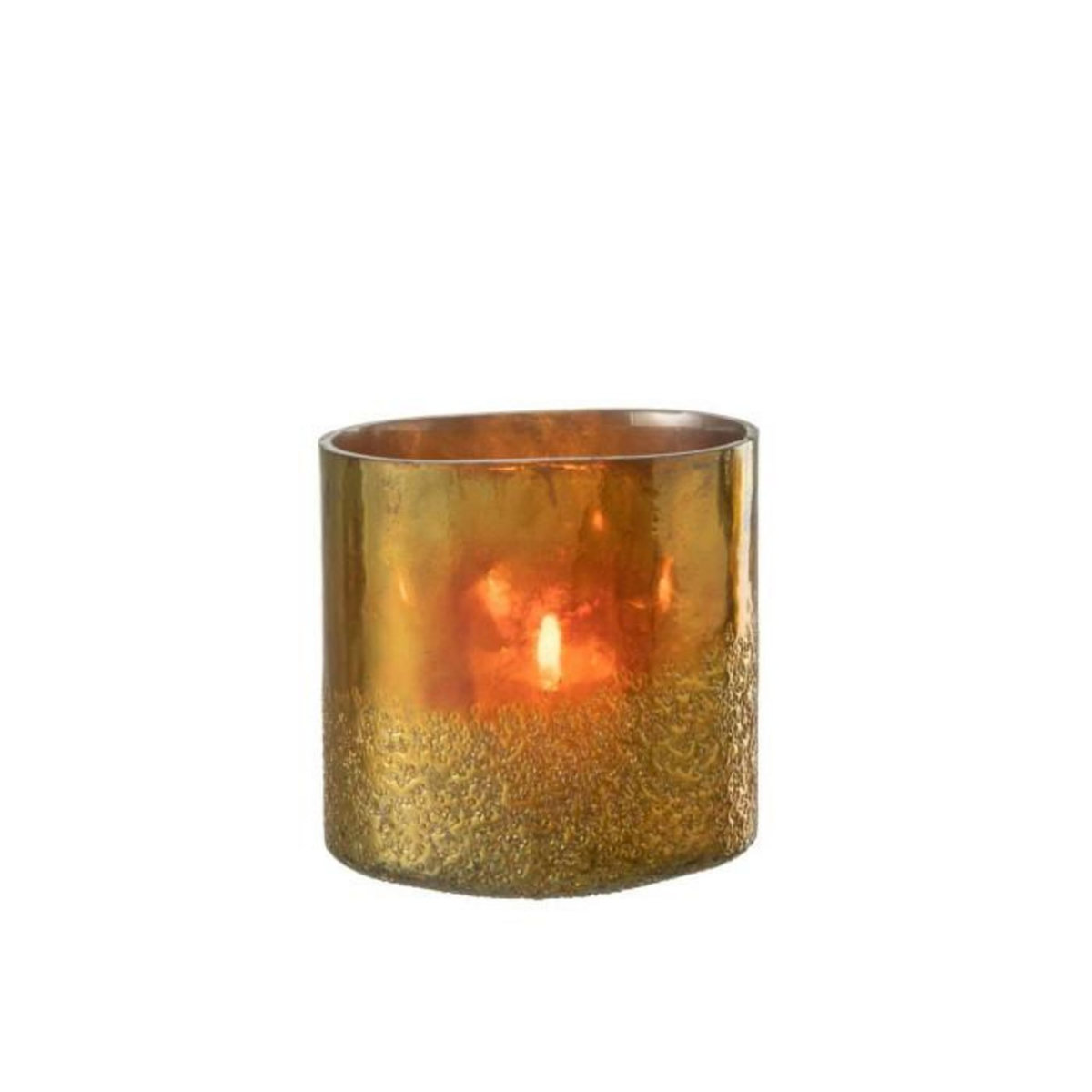 Paris Prix Photophore Miroir en Verre  Anton  17cm Or