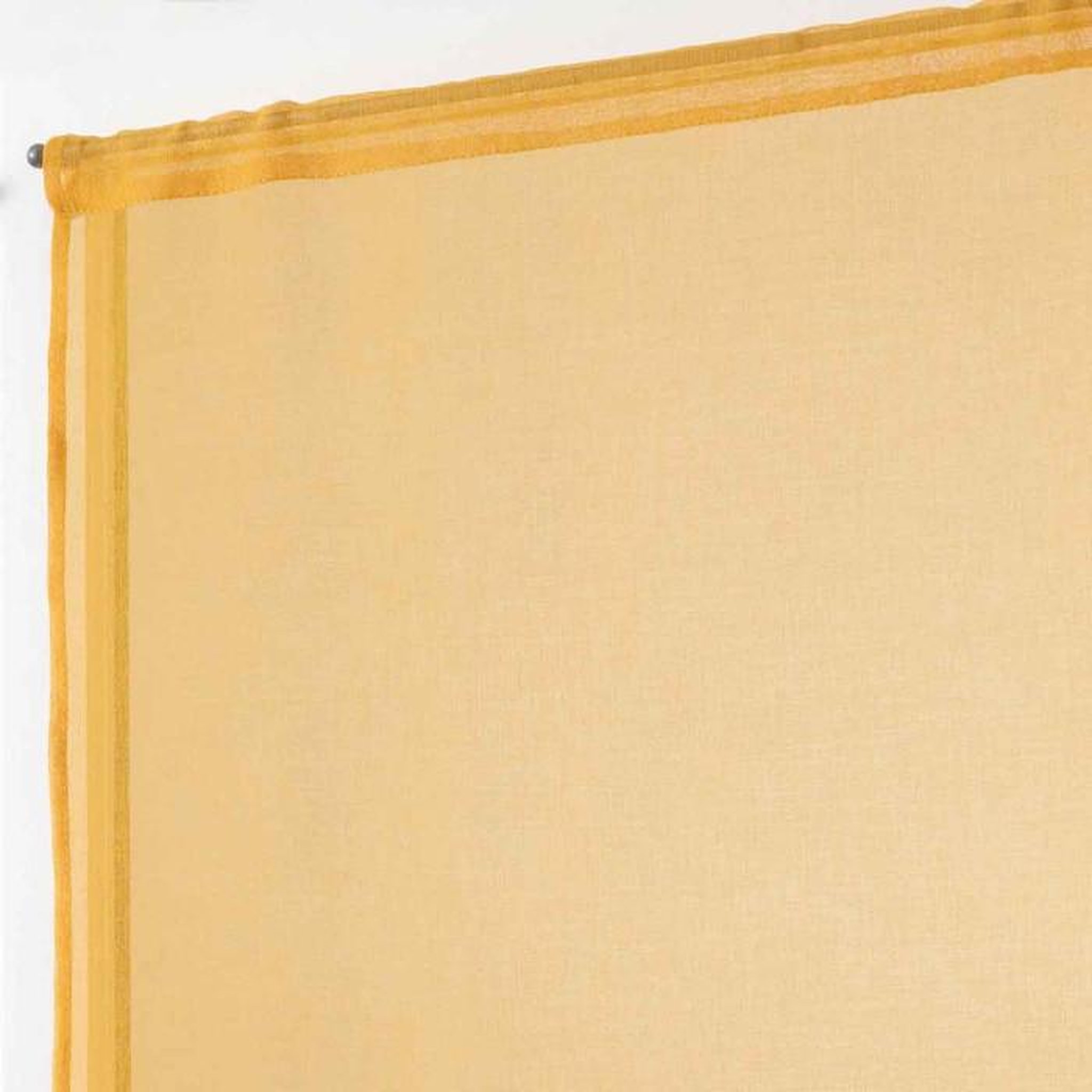Voir la diapositive 2 : Paris Prix Paire de Voilages  Sandra  60x160cm Jaune