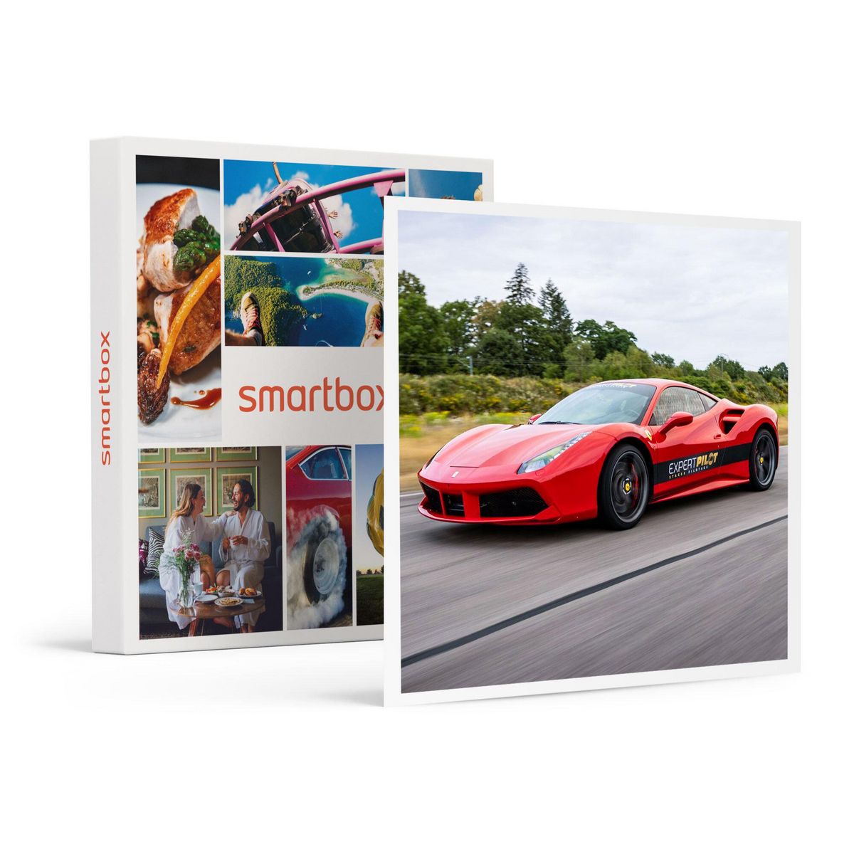 Smartbox Stage de pilotage : 2 tours sur le circuit de Chambley en Ferrari 488 GTB, Lamborghini Huracan ou Porsche 911 GT3 - Coffret Cadeau Sport & Aventure