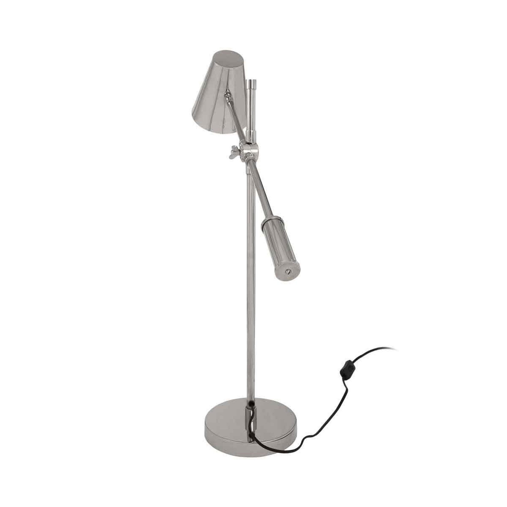 Voir la diapositive 4 : Paris Prix Lampe à poser fabriquée à la main  allen  74cm argent