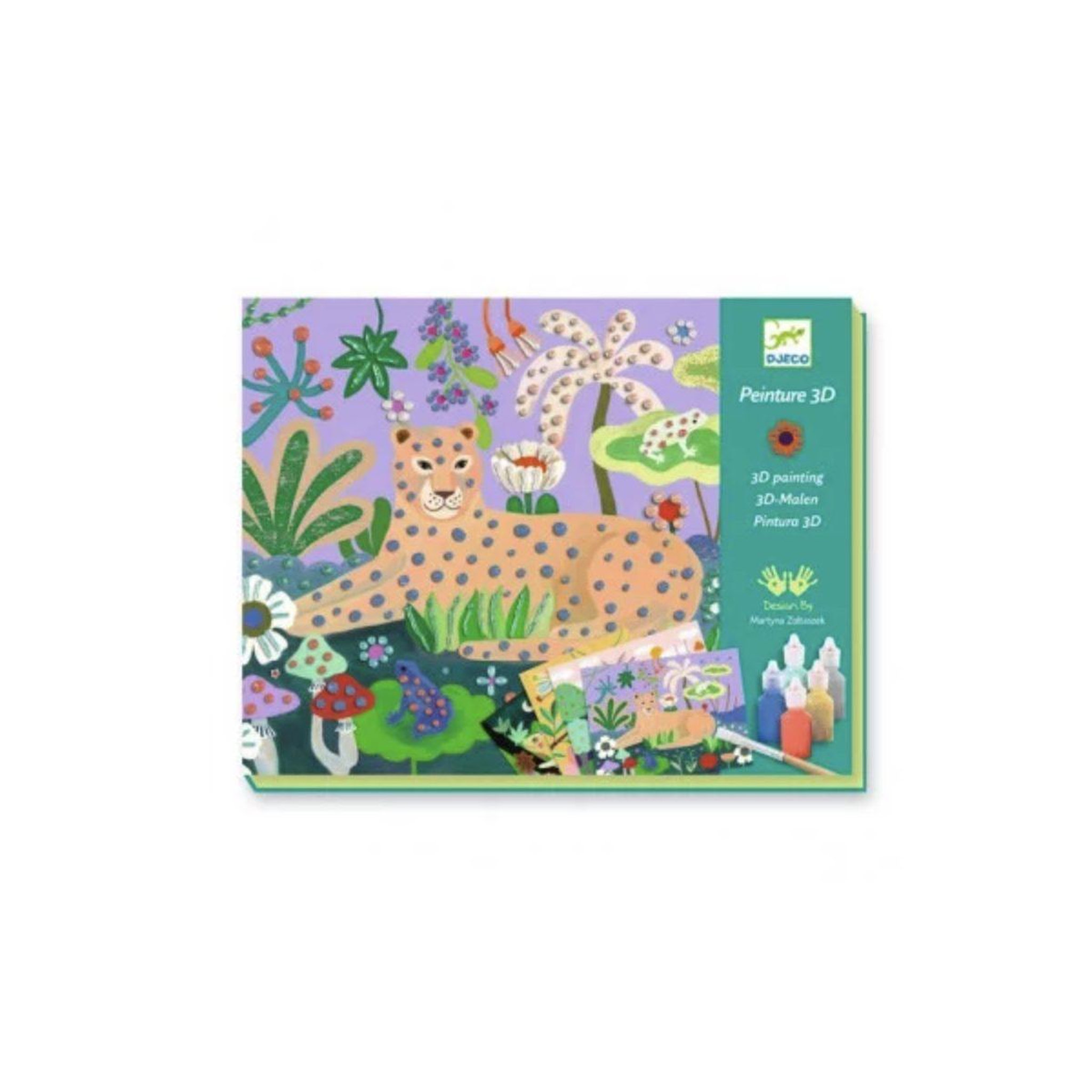 Djeco Coffrets peinture - foret tropicale