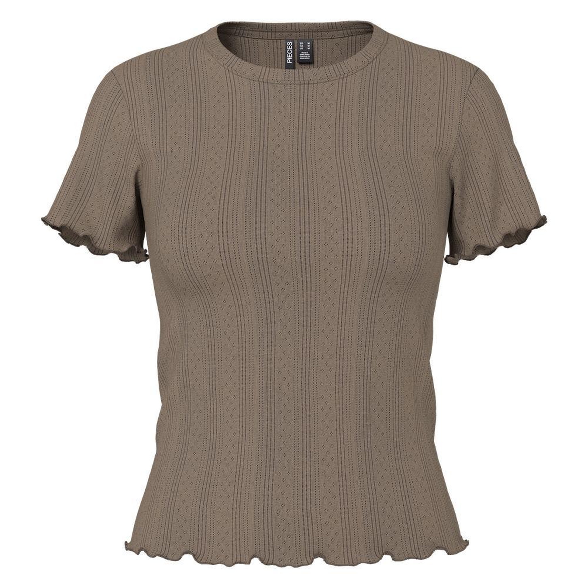 Pieces T-Shirt Gris Femme Pieces Marie. Coloris disponibles : Gris