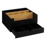 Voir la diapositive 2 : FIVE Organiseur 1 Tiroir  Natureo  26cm Noir