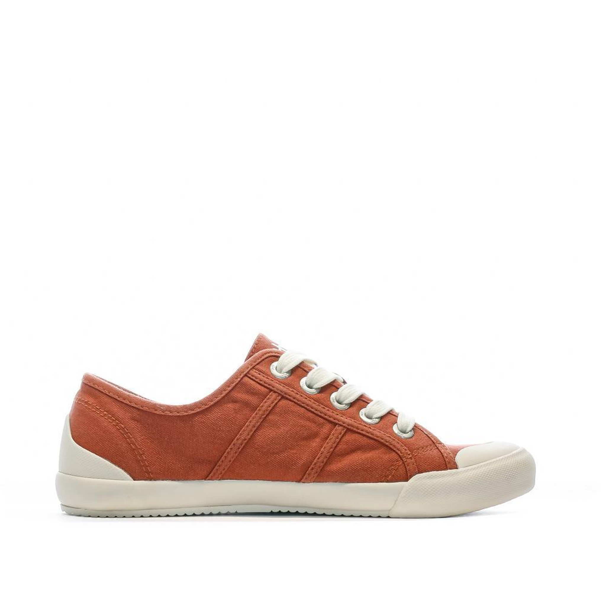 Voir la diapositive 2 : TBS Baskets en toile Terracotta Femme TBS Opiace