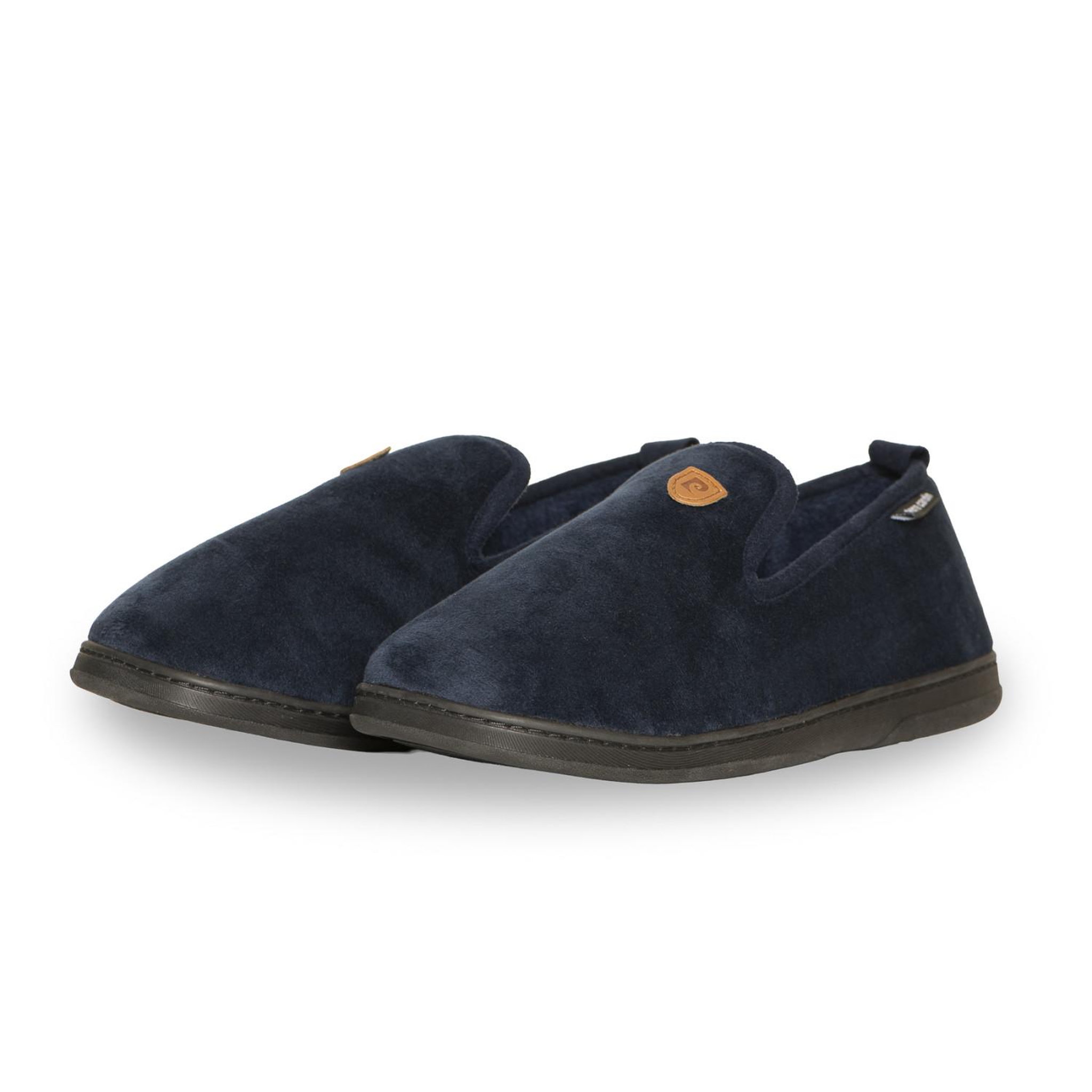 Voir la diapositive 3 : PIERRE CARDIN Chaussons charentaise marine pierre cardin pantoufle