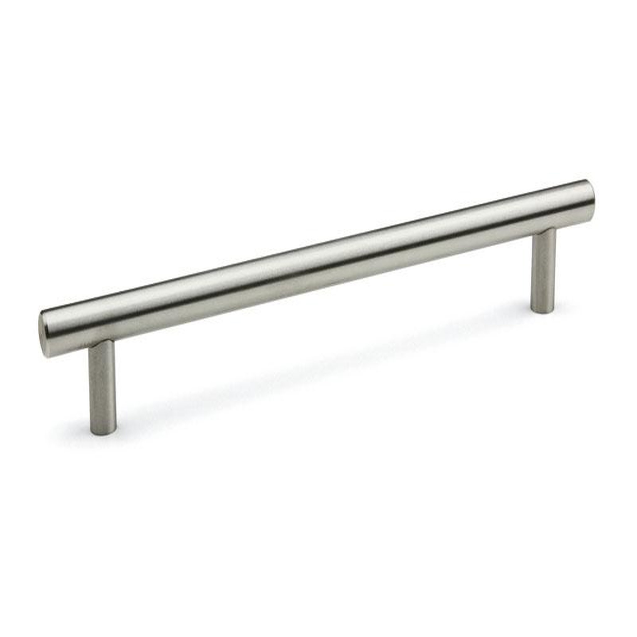 CENTRALE BRICO Poignée de meuble barre de traction 12-96/136 inox imitation + vis