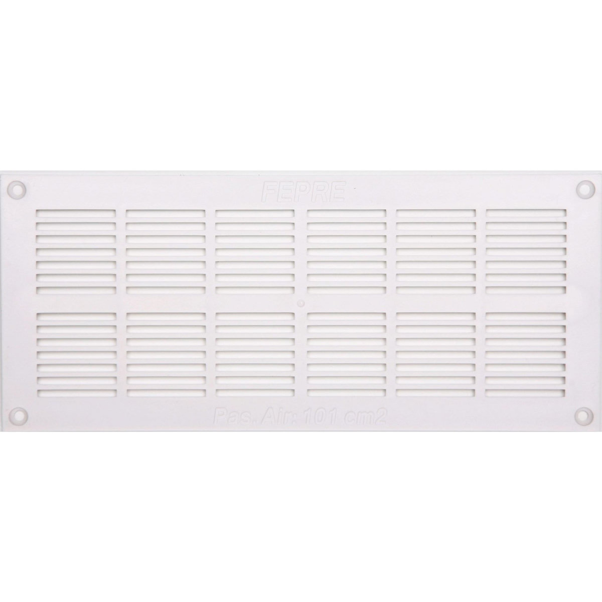 CENTRALE BRICO Grille d'aération abs naturel, L.11 x l.25.5 cm