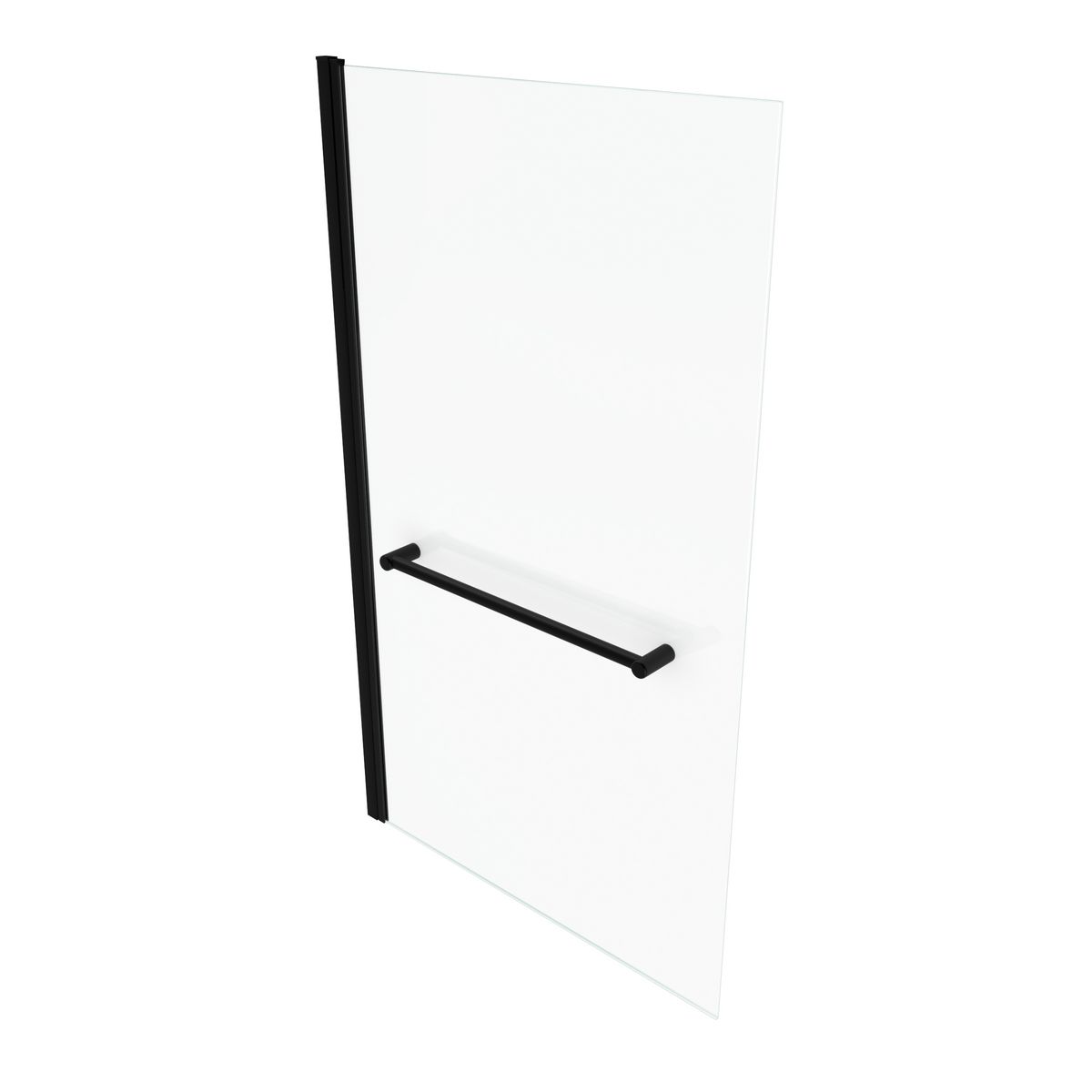 Aurlane Pare baignoire Prime noir mat - 150 x 85 cm