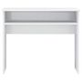 Voir la diapositive 4 : VIDAXL Bureau Blanc brillant 90x50x74 cm Bois d'ingenierie