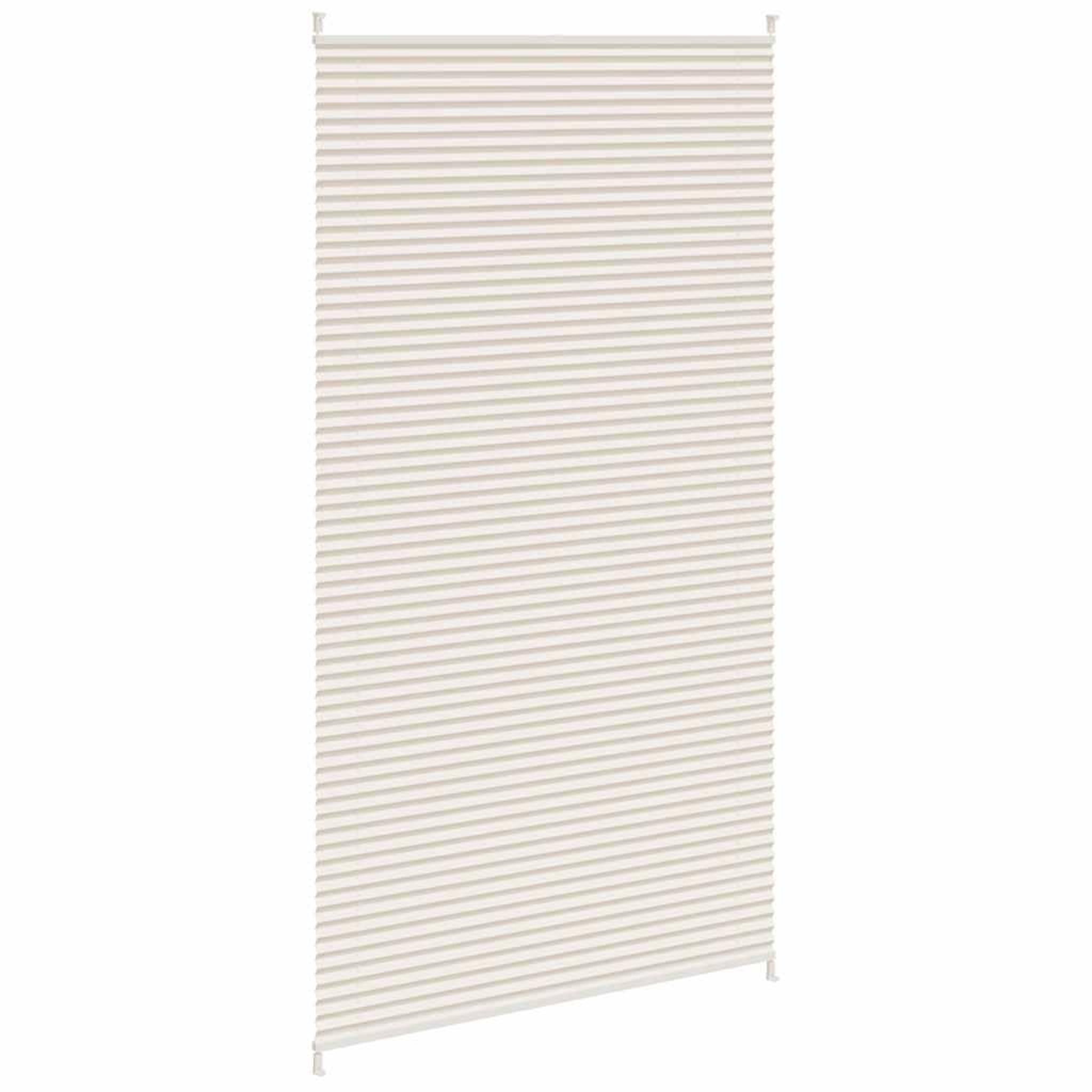 Voir la diapositive 4 : VIDAXL Store plisse en creme 110 x 200cm