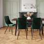 Voir la diapositive 5 : Rendez vous déco Lot de 2 chaises en velours vert-Vinni