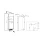 Voir la diapositive 4 : Whirlpool Réfrigérateur intégrable à glissières 209l - arg8502
