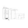 Voir la diapositive 4 : Whirlpool Réfrigérateur intégrable à glissières 209l - arg8502