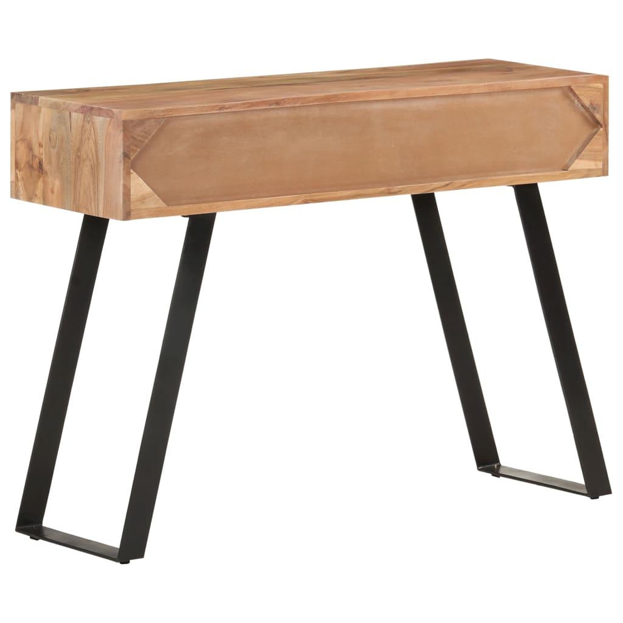 Voir la diapositive 4 : VIDAXL Table console 100x35x76 cm bois d'acacia avec bord naturel