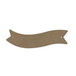 GOMILLE Plaque de porte bannières en bois MDF - 22 x 6 cm