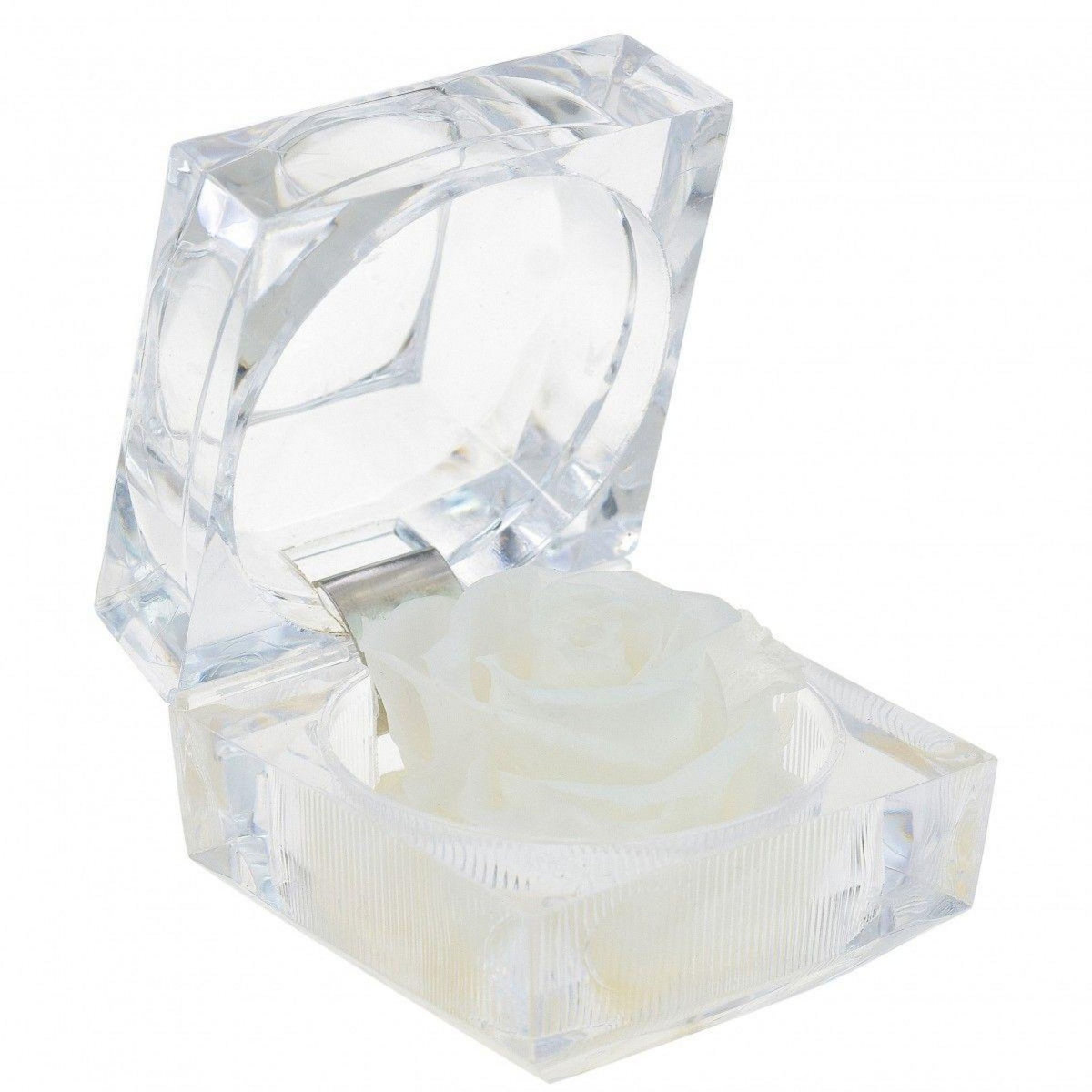 SC CRYSTAL Rose éternelle blanche