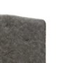 VIDAXL Cadre de lit Gris fonce Tissu 135x190 cm