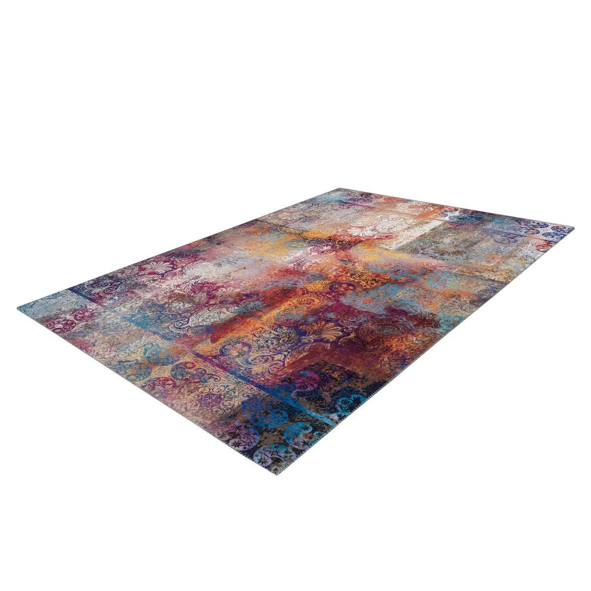 Voir la diapositive 4 : Paris Prix Tapis Vintage à Poils Courts  Galaxy I  Multicolore
