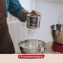 Voir la diapositive 2 : FM PROFESSIONAL Tamis de farine en inox 10 cm FM Professional