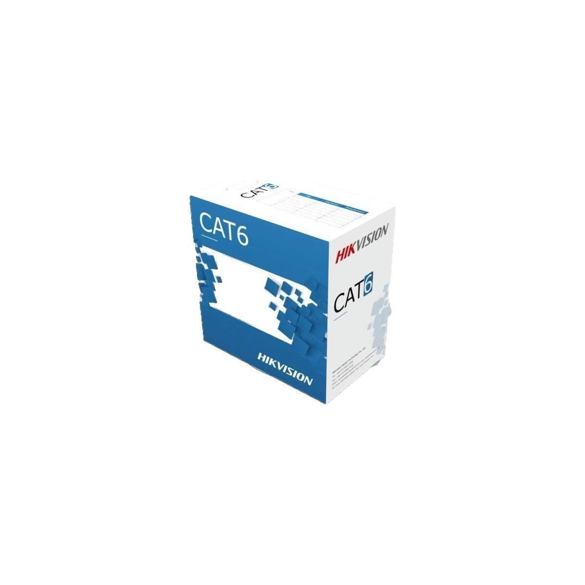 HIKVISION Câble réseau Hikvision DS-1LN6-UE-W Catégorie 6 305 mètres blanc