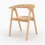 Voir la diapositive 1 : Rendez vous déco Chaise en bois d'hévéa foncé - Hawa