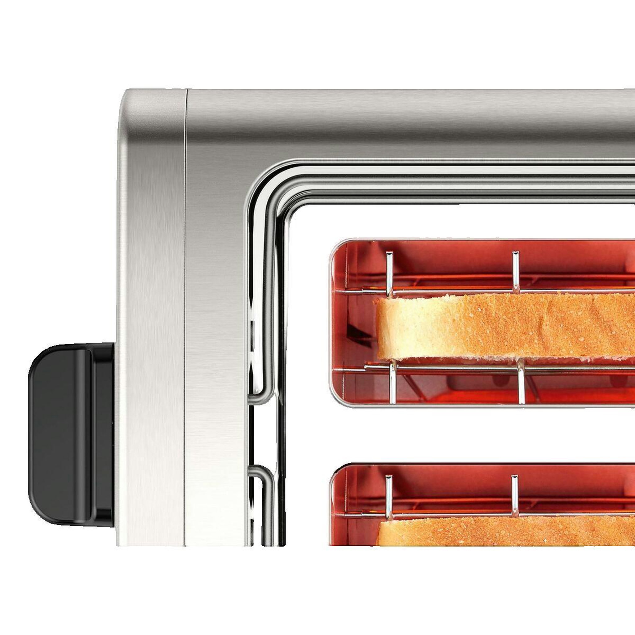 Voir la diapositive 3 : BOSCH Grille pain Bosch TAT3P420 2 fentes 970 W Noir - Acier inoxydable