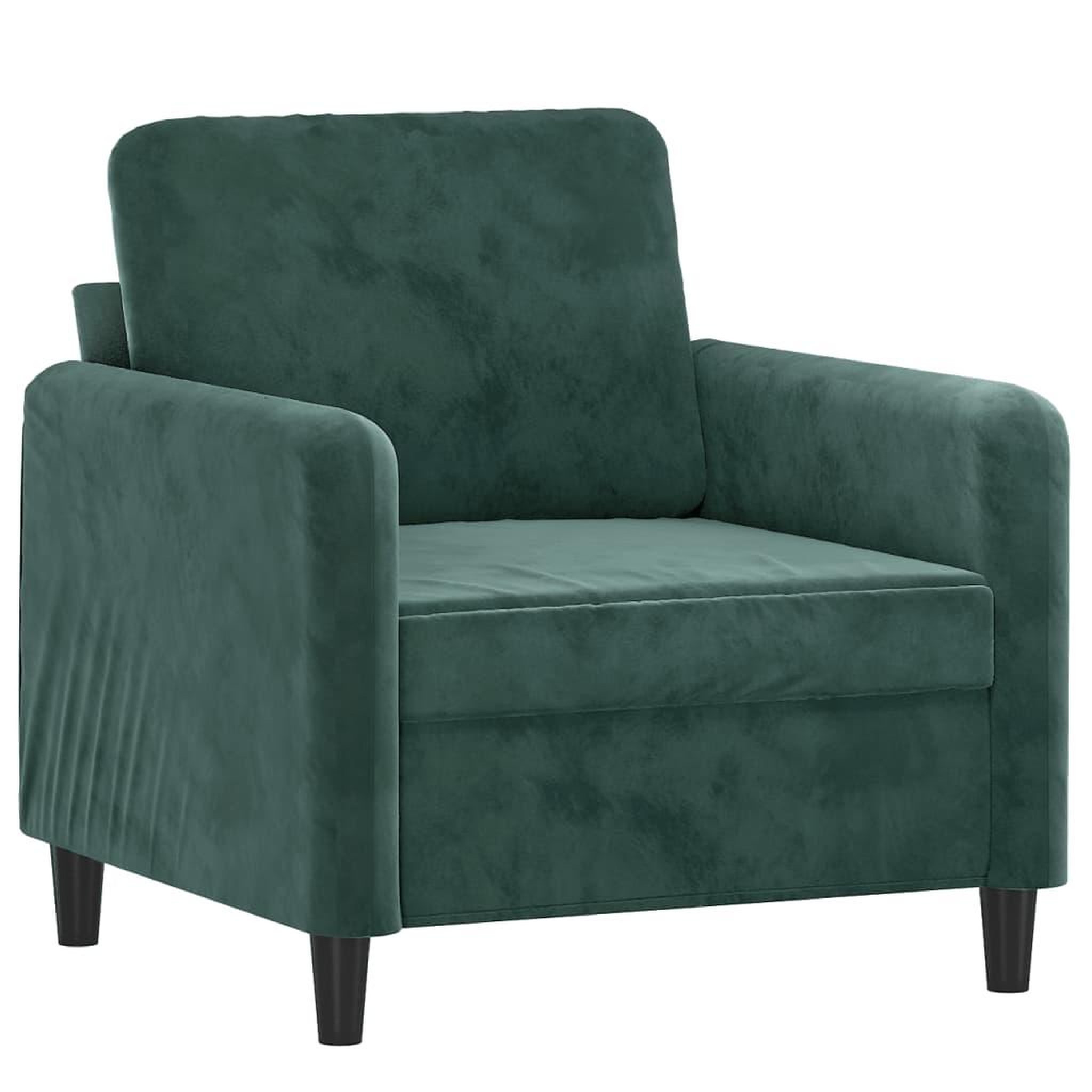 Voir la diapositive 3 : VIDAXL Ensemble de canapes 3 pcs vert fonce velours