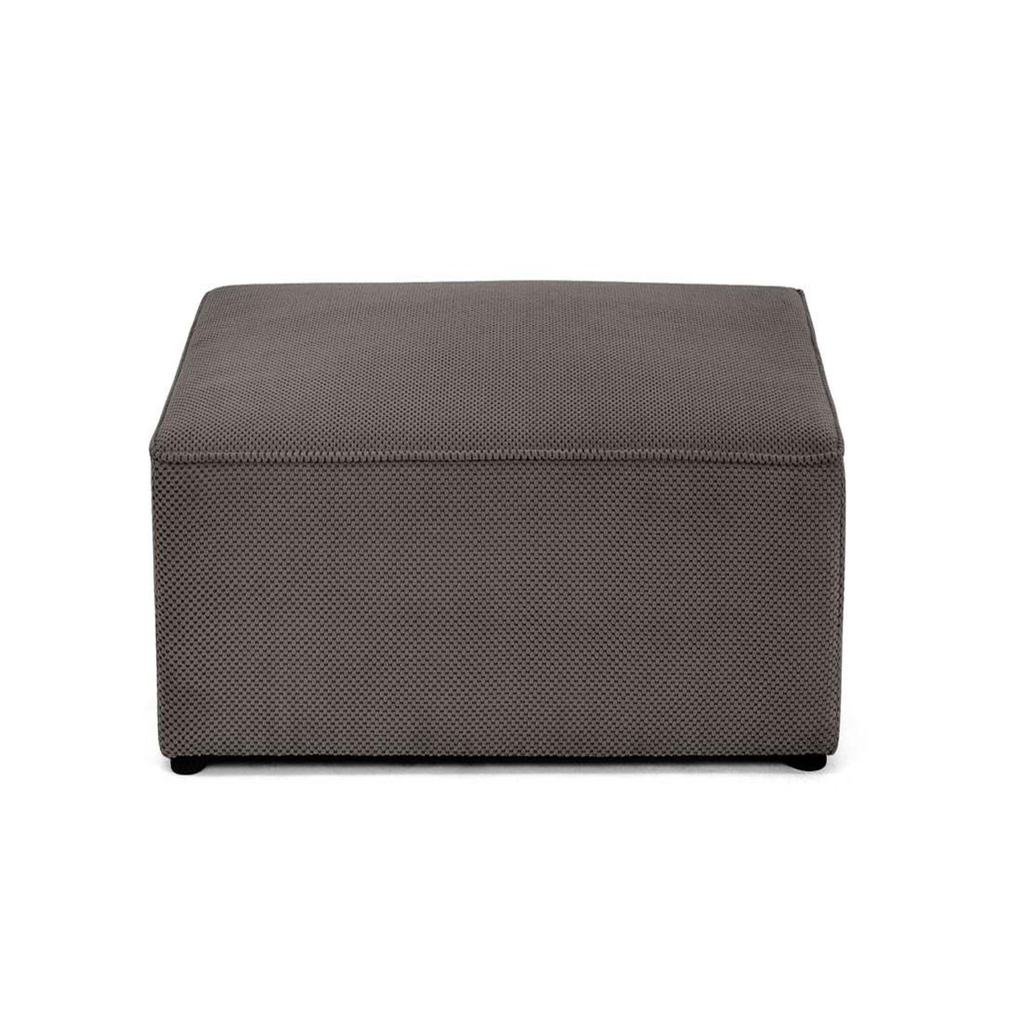Voir la diapositive 1 : BEST MOBILIER Topaze - pouf - en velours texturé