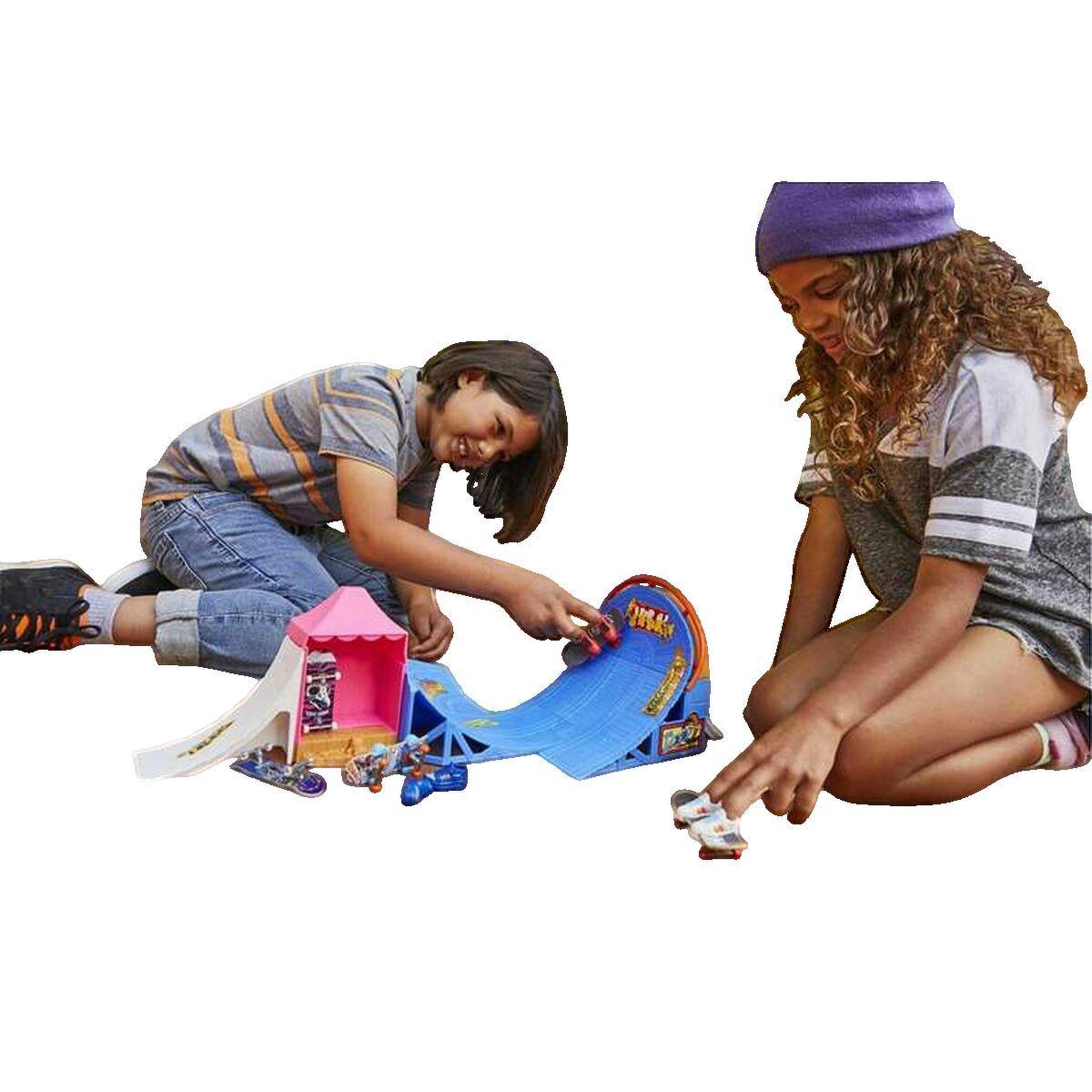 Voir la diapositive 2 : Hot Wheels Ensemble de fingerboard Hot Wheels Coffret Skatepark Attractions