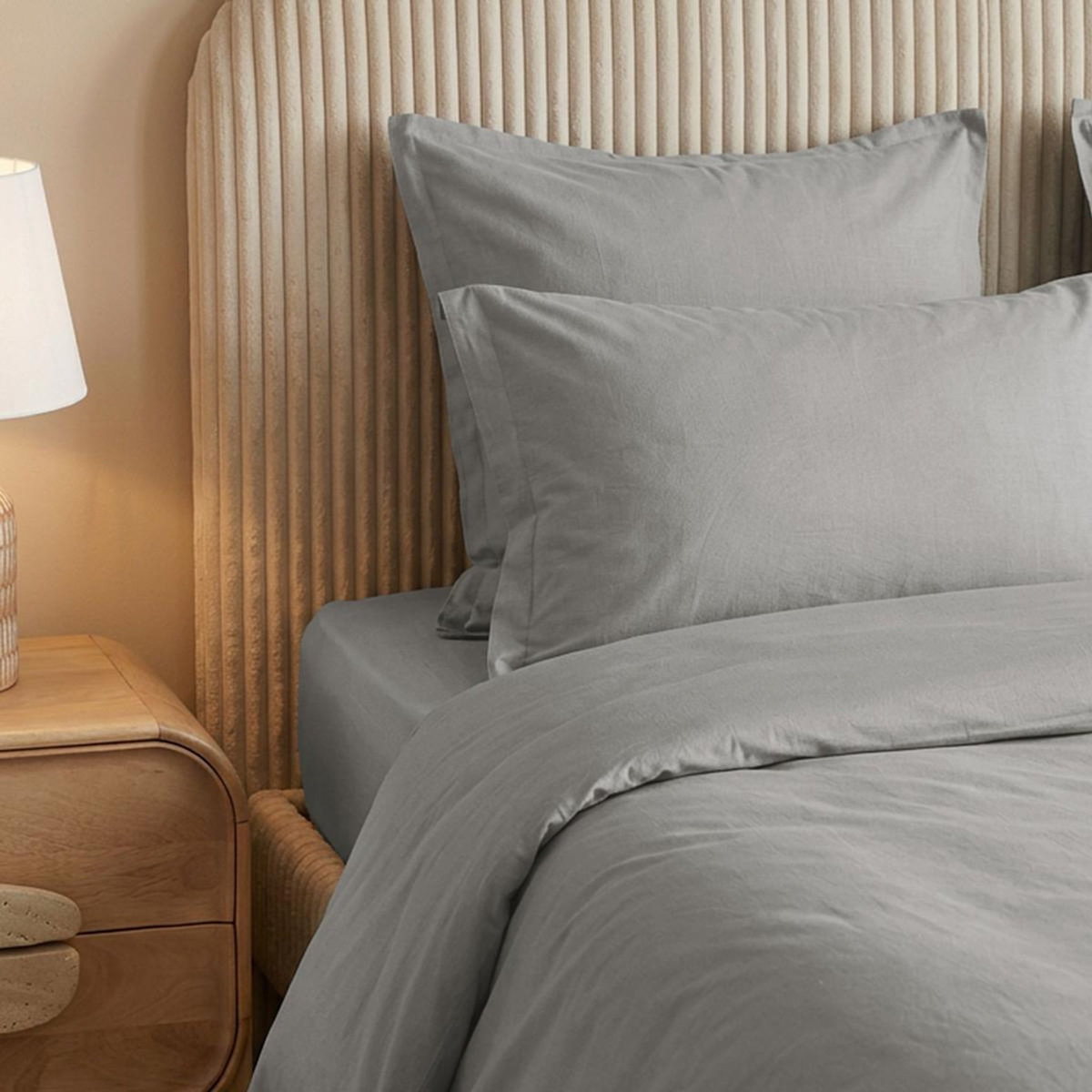 Sensei Maison Housse de couette en percale lavée HOME WASHED