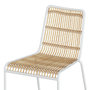 Voir la diapositive 5 : Rendez vous déco Lot de 2 chaises en rotin et structure en métal noir - Jouve