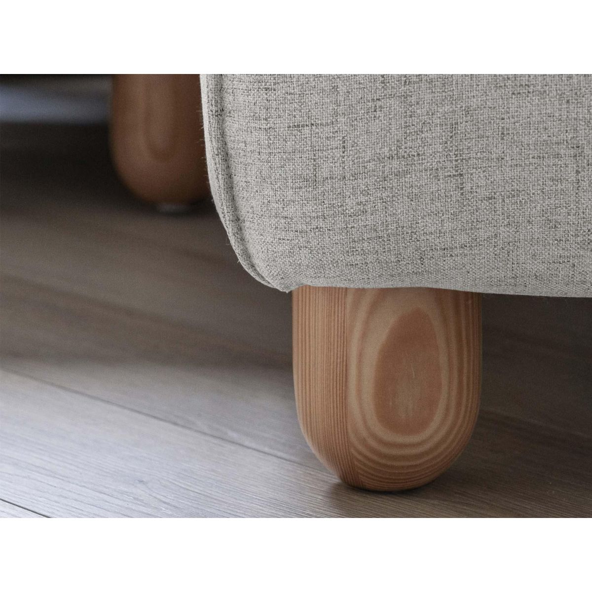 BEST MOBILIER Olli - canapé d'angle droit - convertible - avec coffre - 5 places - en tissu