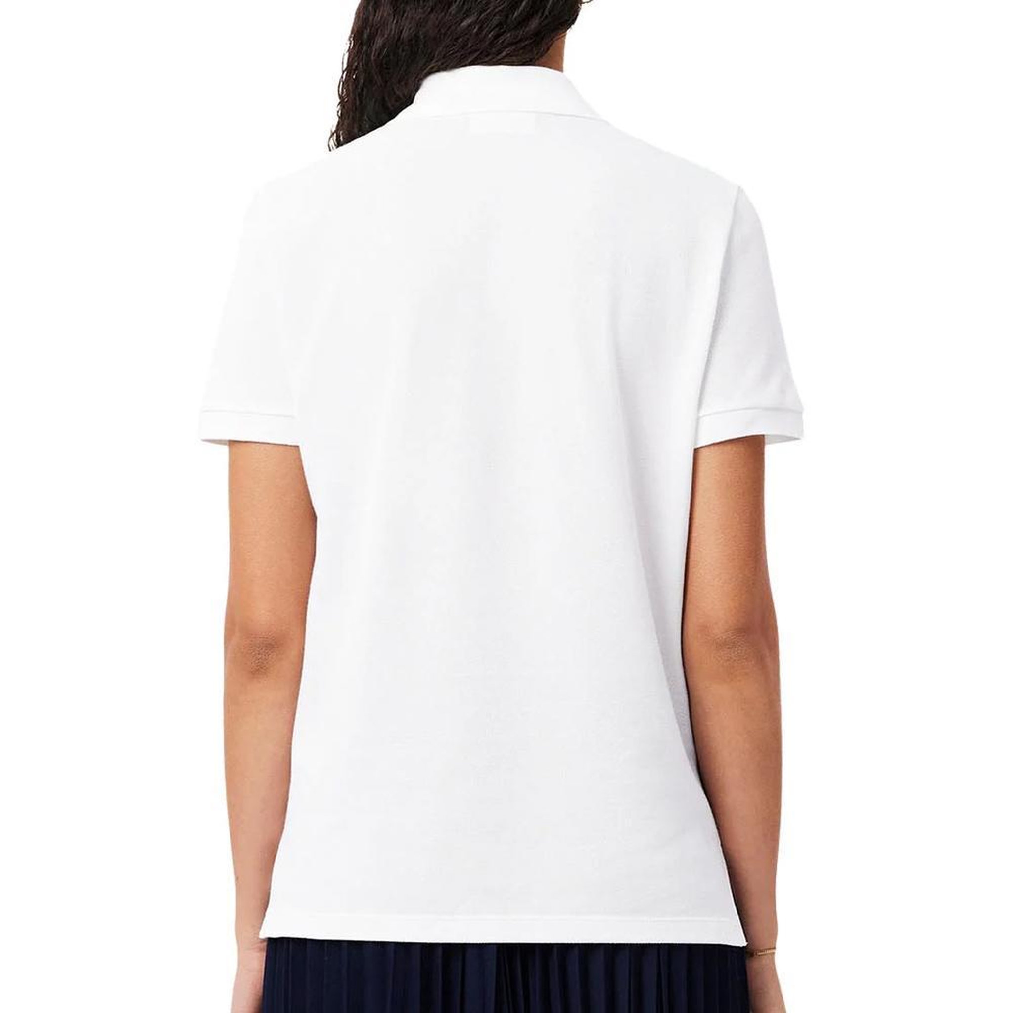 Voir la diapositive 2 : Lacoste Polo Blanc Femme Lacoste Regular Fit