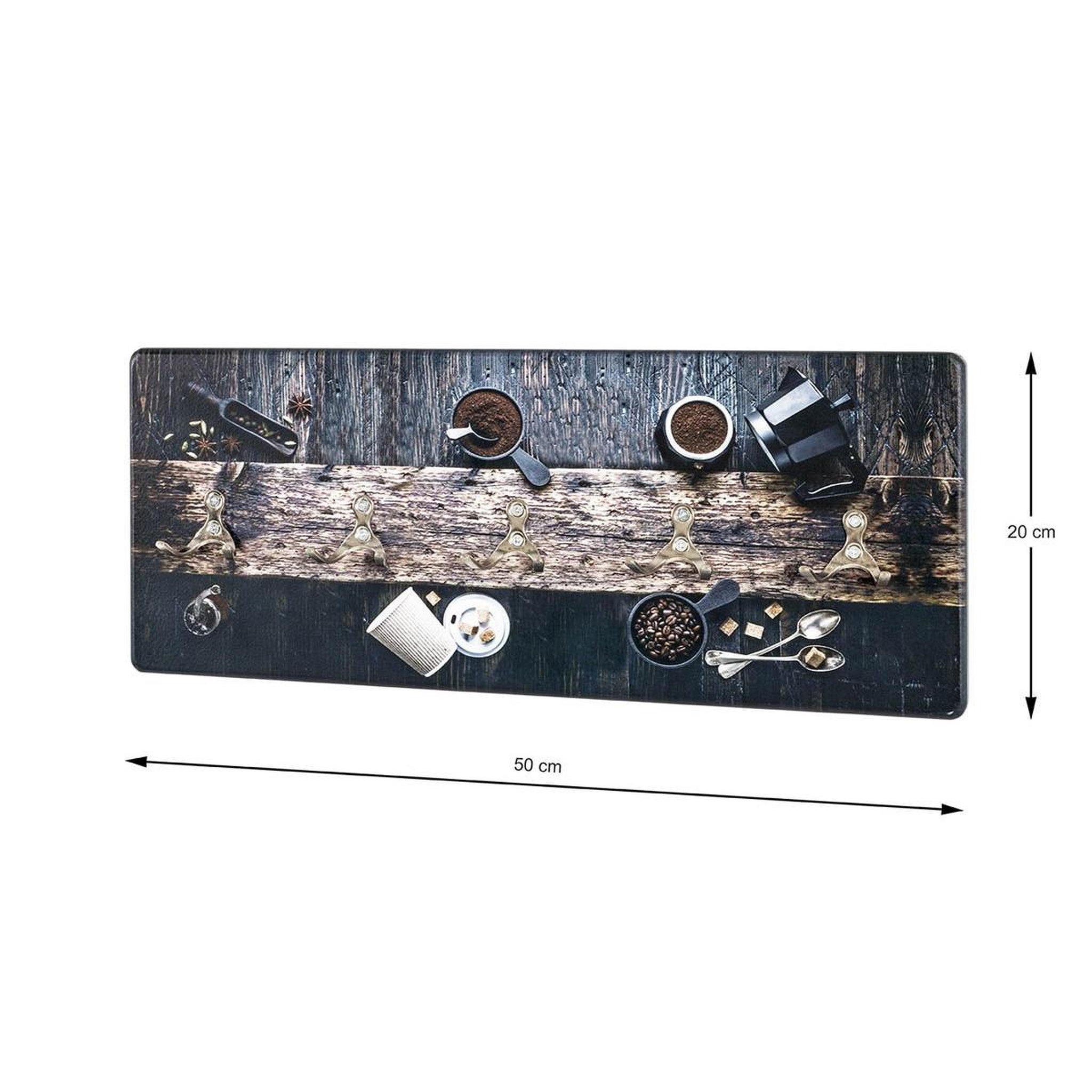 Voir la diapositive 3 : Paris Prix Patère murale design  café  50cm noir