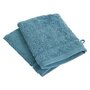 Voir la diapositive 1 : ACTUEL Lot de 2 gants de toilette unis en coton égyptien 650 gr/m²