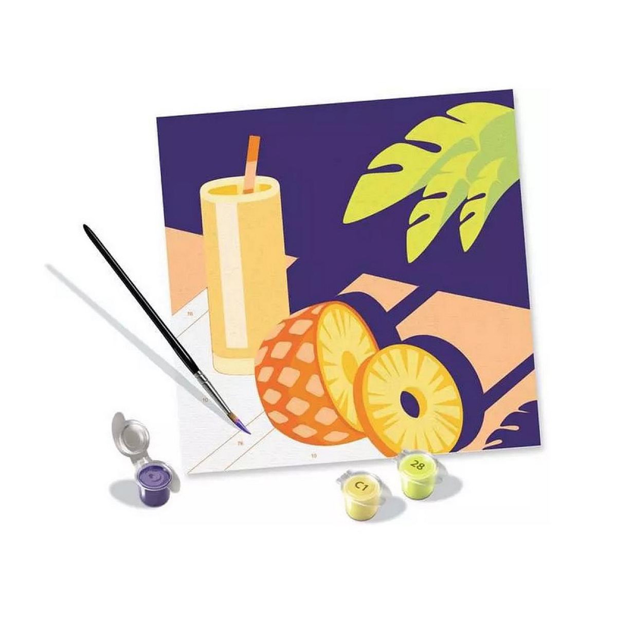 Voir la diapositive 2 : RAVENSBURGER CreArt 20x20cm - Drink Pineapple