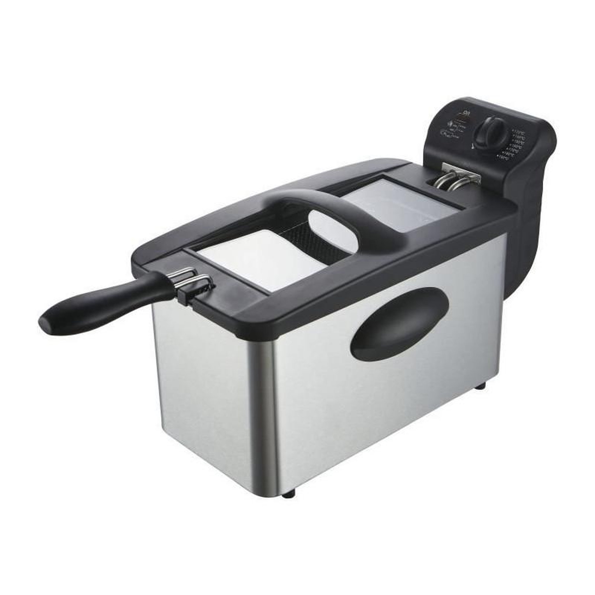 Voir la diapositive 1 : CONTINENTAL EDISON Friteuse 3 L CONTINENTAL EDISON CERFR3IN2 - 2000W - Inox