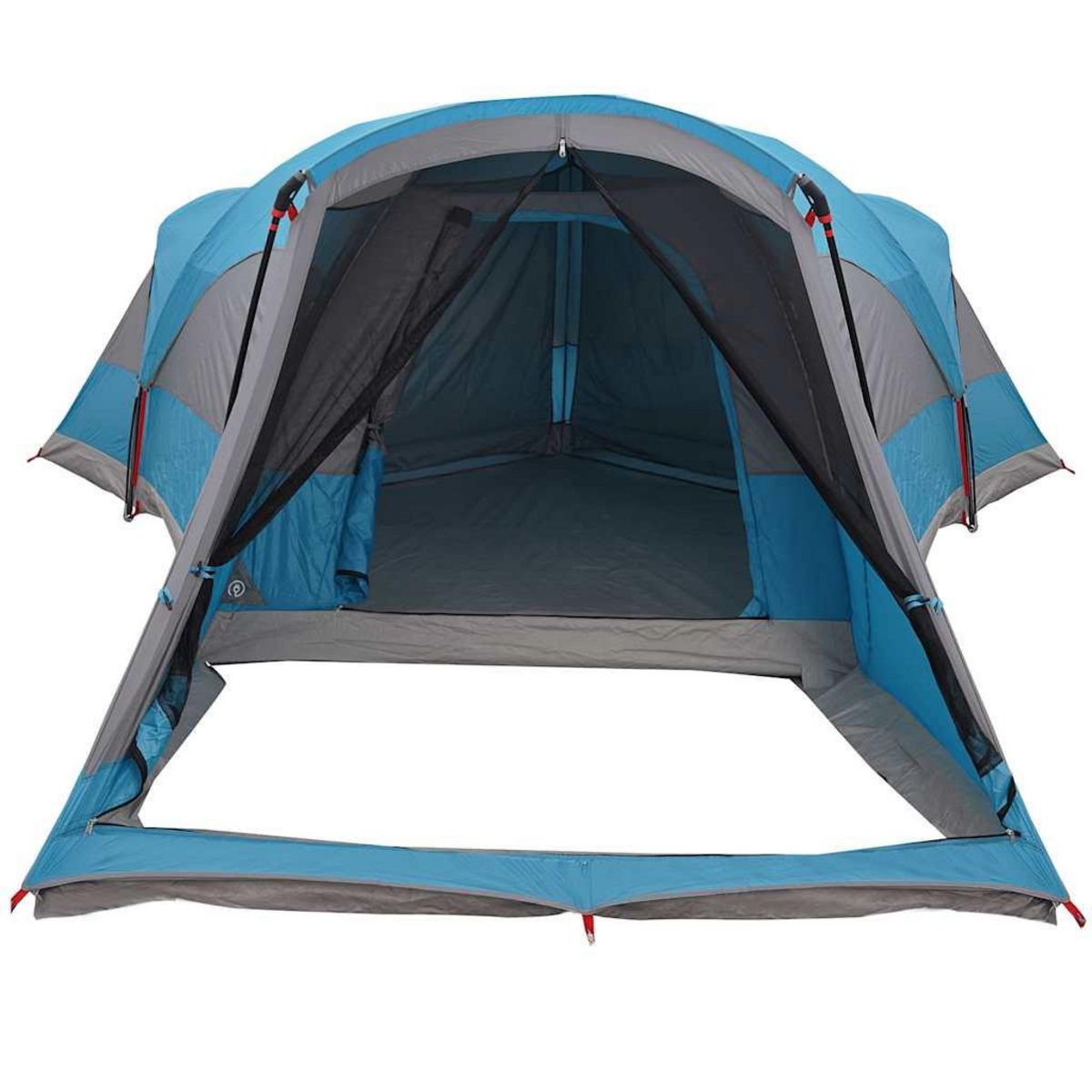 VIDAXL Tente familiale tunnel 8 personnes bleu impermeable