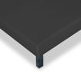 Voir la diapositive 4 : BELLECOUR BELLECOUR LITERIE | Sommier tapissier CONSTANTINE | Epaisseur 18 cm | Gris anthracite (pieds non inclus)