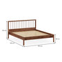 Voir la diapositive 5 : IDIMEX Lit 140 x 200 avec sommier APOANA en bois massif