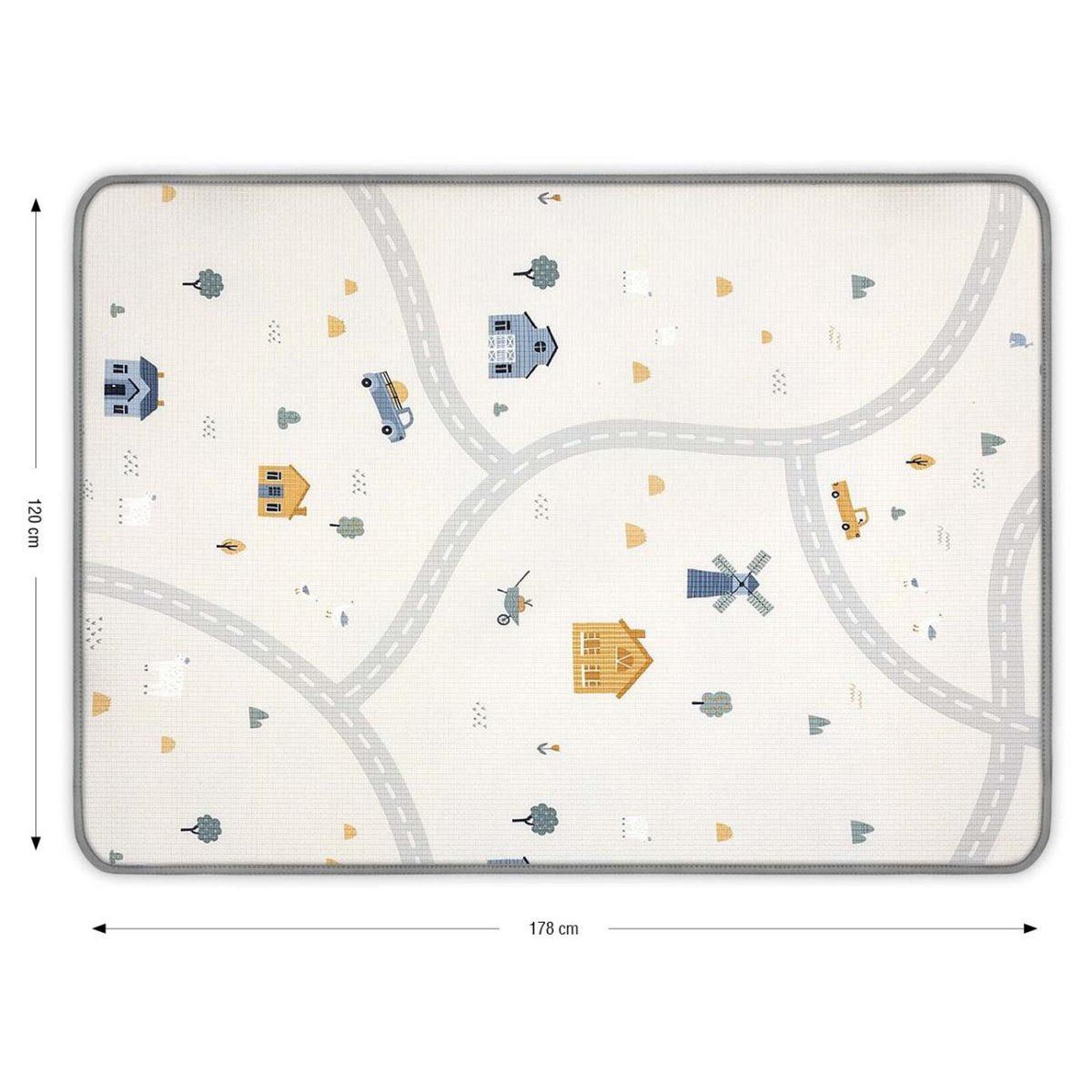 Voir la diapositive 4 : MILLY MALLY Tapis de jeu en mousse roulé  kinder ours et ferme