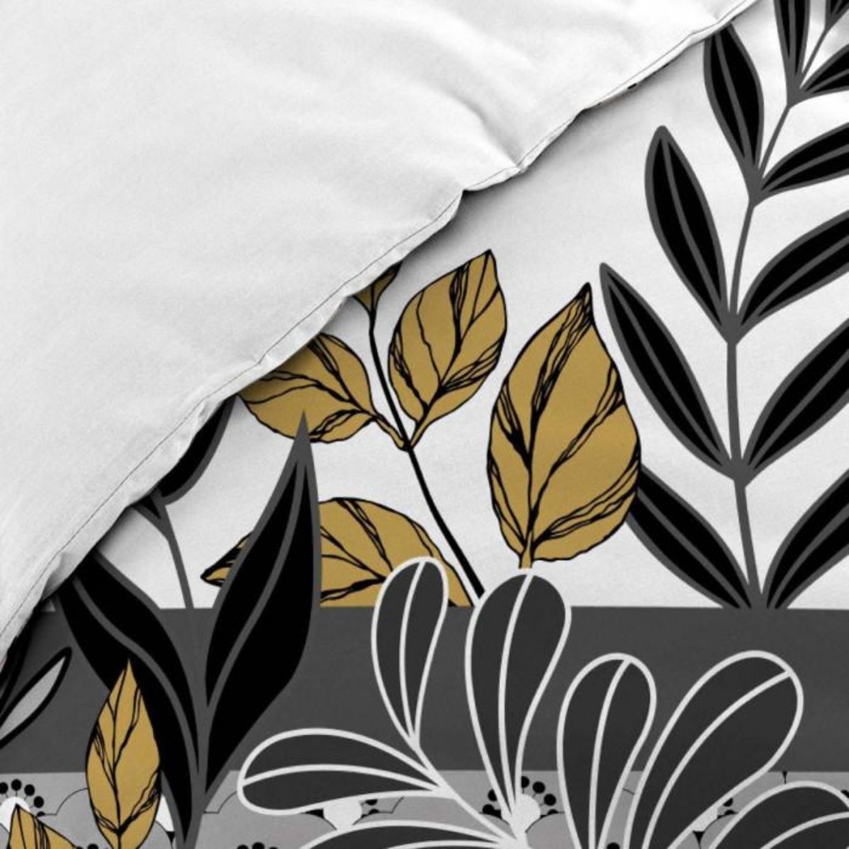 Paris Prix Parure de Lit 3 Pièces  Catalia  240x220cm Gris