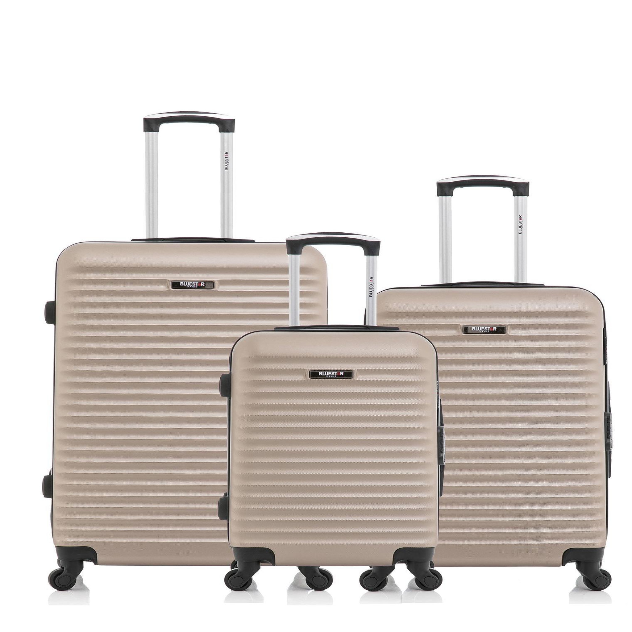 BLUESTAR Bluestar - lot de 3 - valises grand format, weekend et cabine brazilia