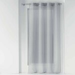 Paris Prix Rideau Voilage à Œillets  Etincelle  140x240cm Gris