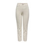 Voir la diapositive 1 : Only Jean Slim Beige Femme Only Lelma