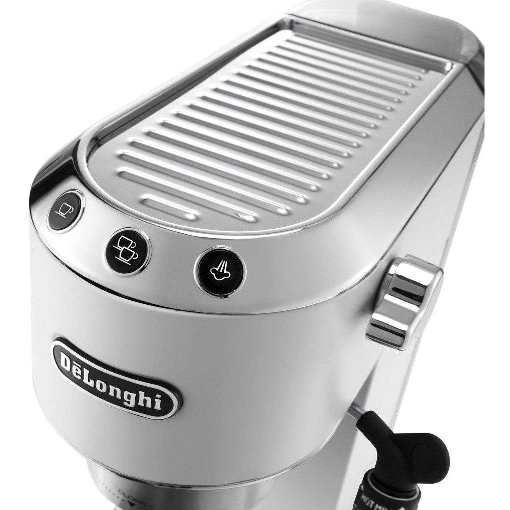 Voir la diapositive 5 : DELONGHI Machine à expresso ec695.w dedica blanc