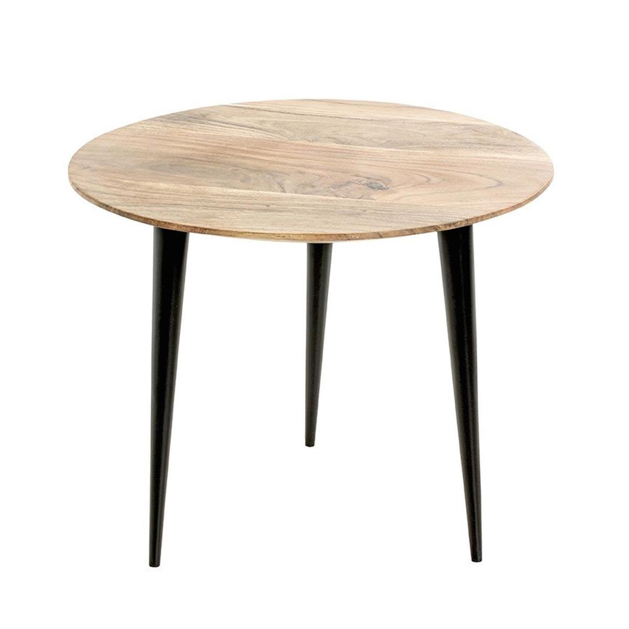 Paris Prix Table basse en bois  ciotat  50cm naturel & noir