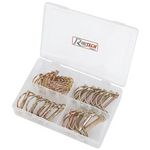 Ribitech Coffret de 25 goupilles clip pour tubes assorties